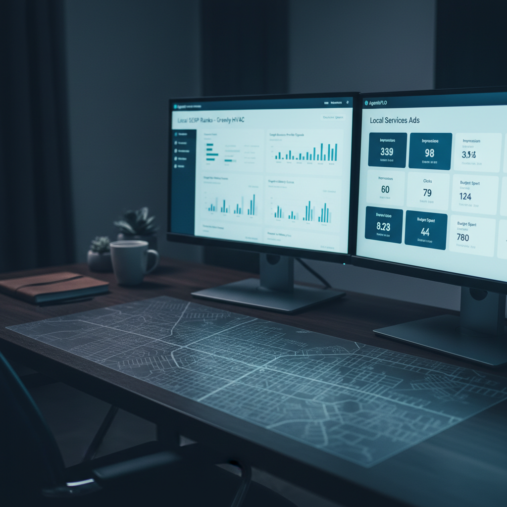 The Greeley HVAC Playbook: AgentixSEO for Organic, AgentixFLO for Local Services Ads