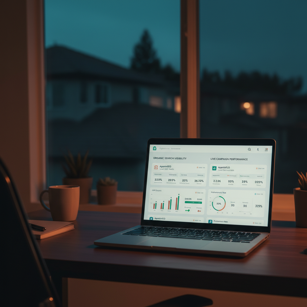 The Tustin Roofers Playbook: AgentixSEO for Organic, AgentixFLO for Local Services Ads + Performance Max