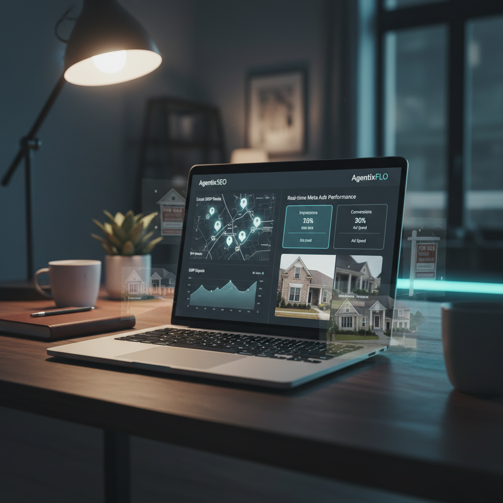 The Germantown Real Estate Agent Playbook: AgentixSEO for Organic, AgentixFLO for Meta Ads